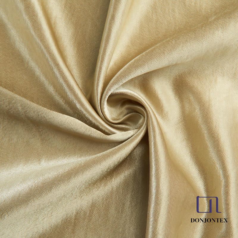 Bright Smooth Crepe Satin fabric for Dress