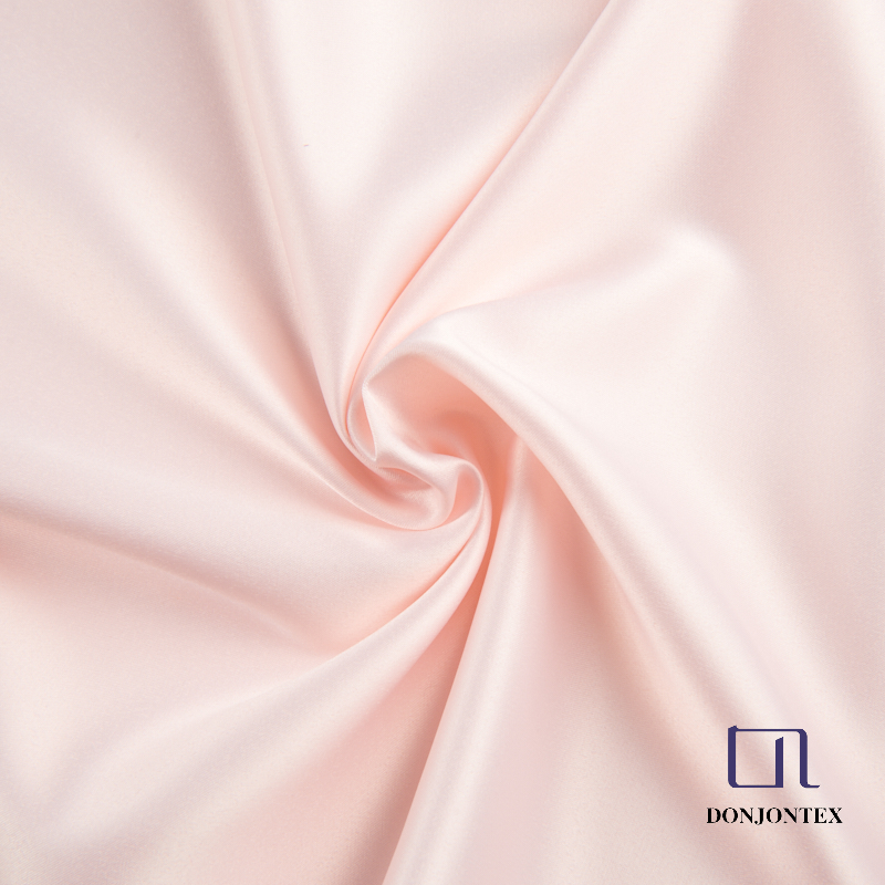 120gsm Semi-Dull Polyester stretch Satin Fabric for Sleepwear and fashion dress