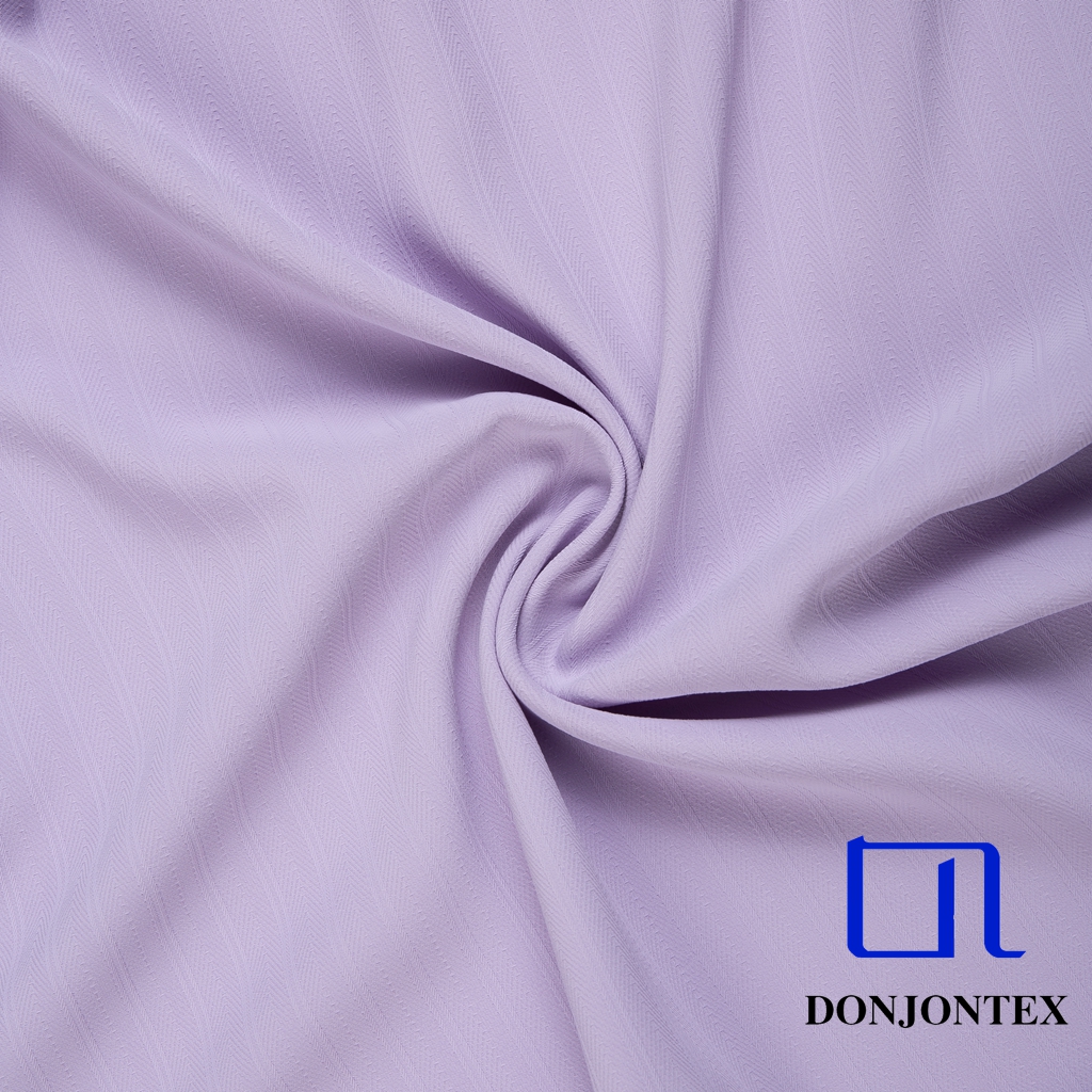 Premium Quality 100% Polyester Herringbone Chiffon Fabric for Loungewear