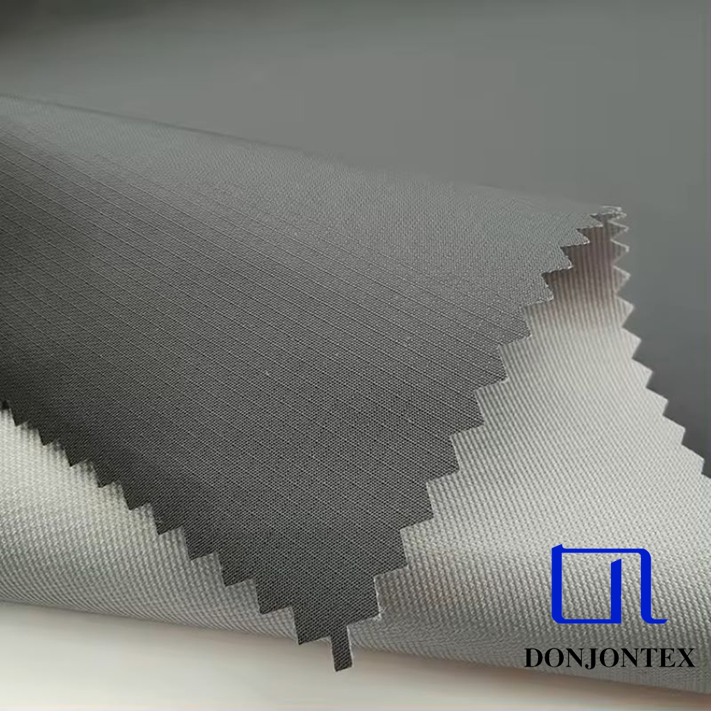 280T Nylon taslon fabric with breathable and waterproof PU coating