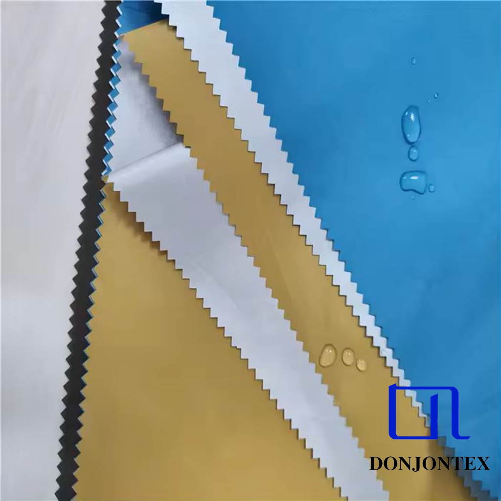 Premium Quality PU Silvering coated 100% polyester fabric for outdoor jackets