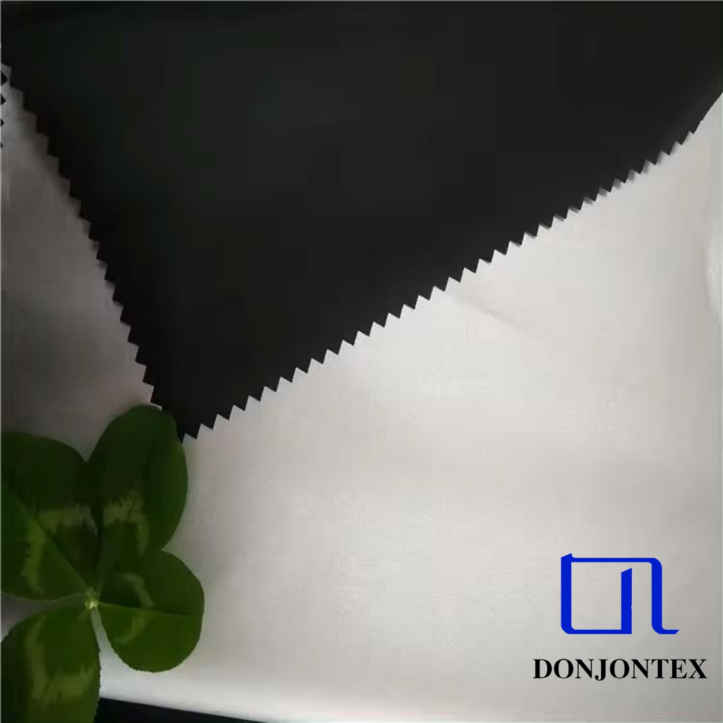 2025 New Design PU Silvering coated 100% polyester fabric for outdoor jackets-副本