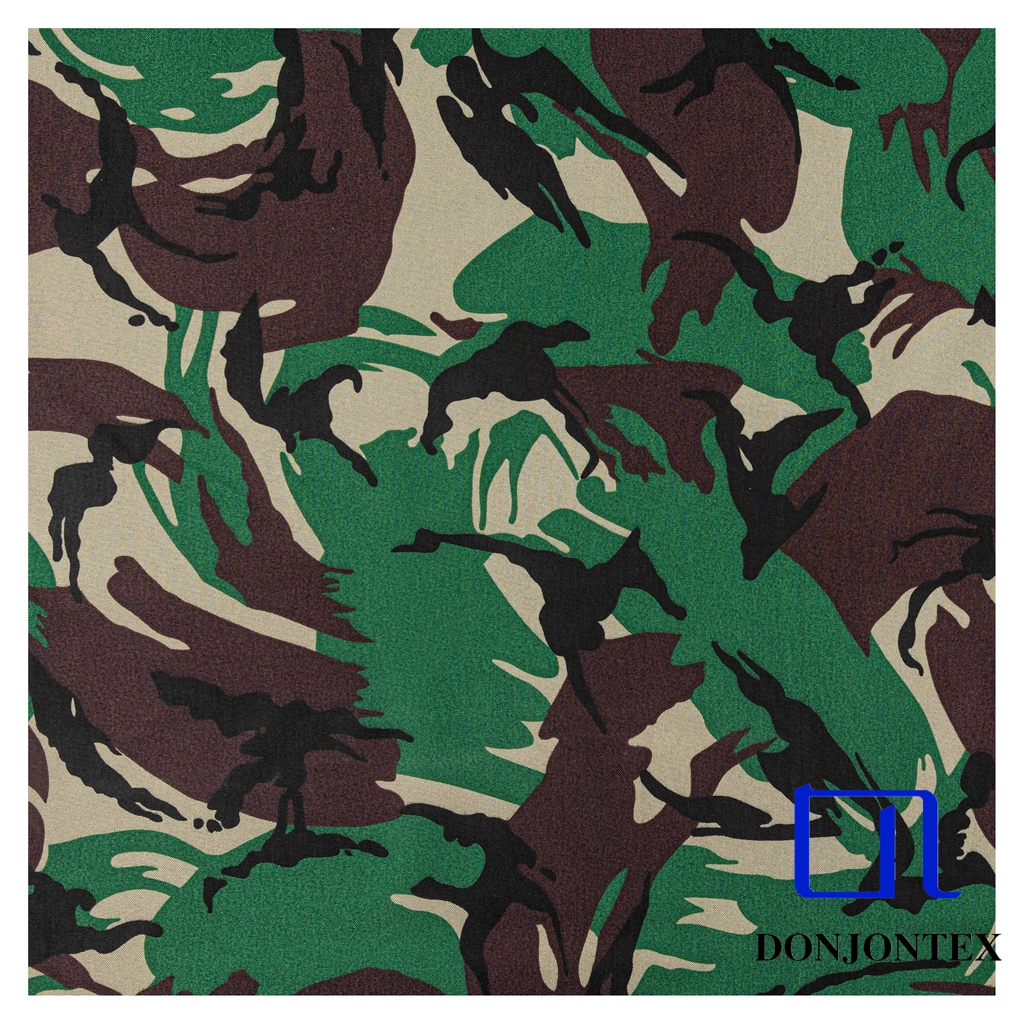 Heavy Weight PU Coated Waterproof Camouflage Woven Fabrics For Luggage And Tents