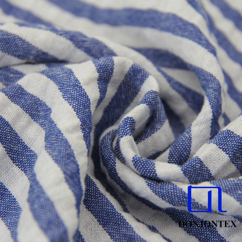 Luxury Feel 100% Polyester Stripes Fabric for Party Wear