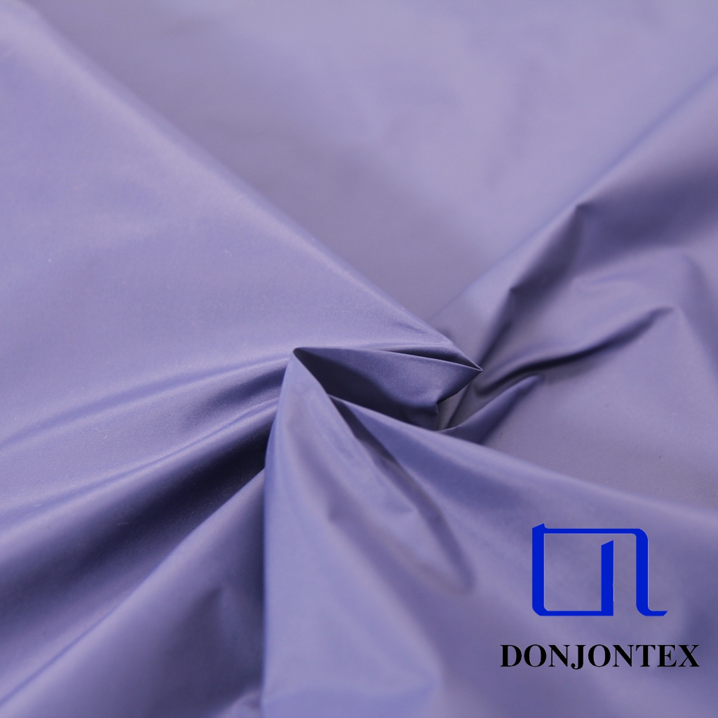 Down-proof Anti-wrinkle 380T Nylon Taffeta Cire Fabric For Down-proof Jacket